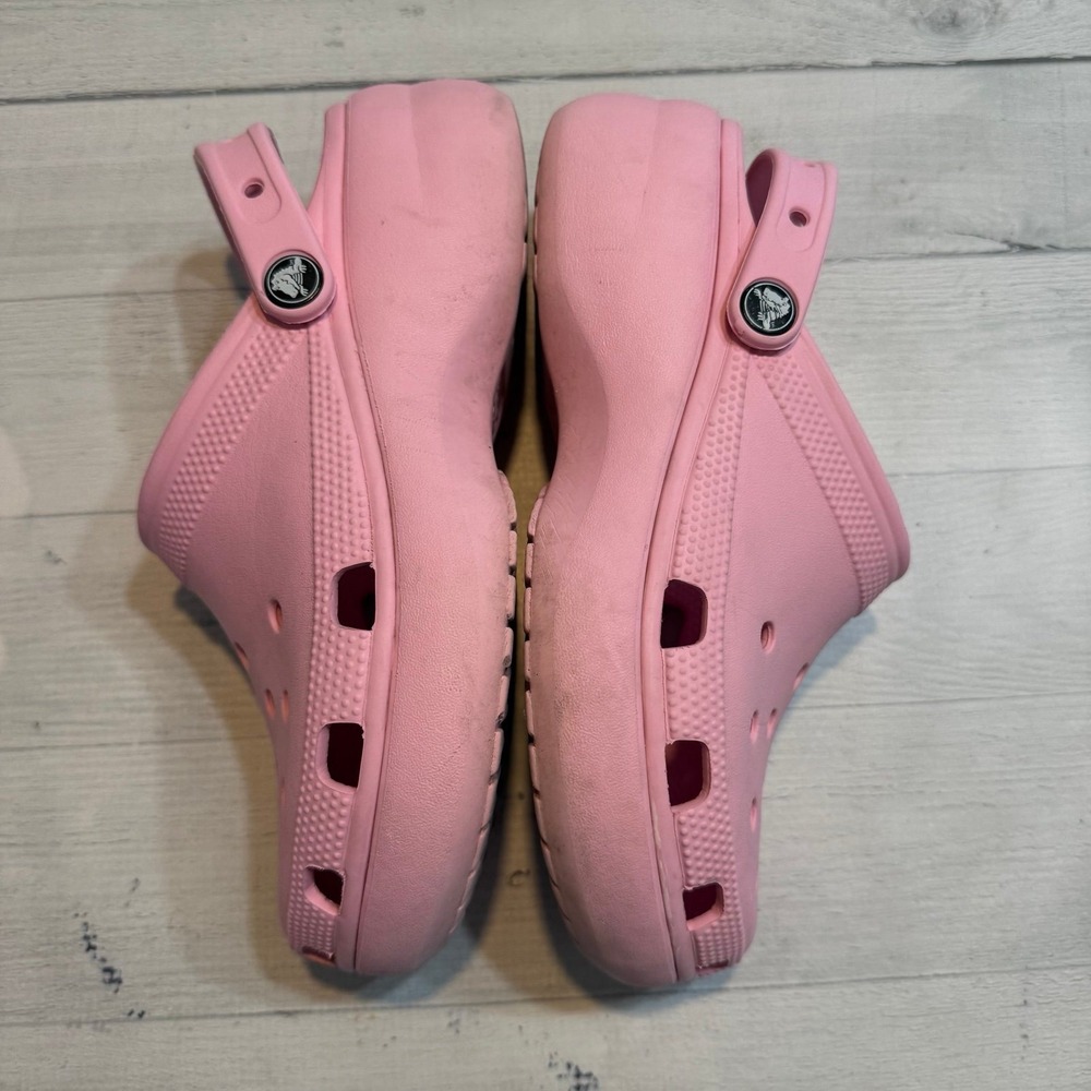 Crocs Classic Platform clog pink women's size 8 - Picture 6 of 12